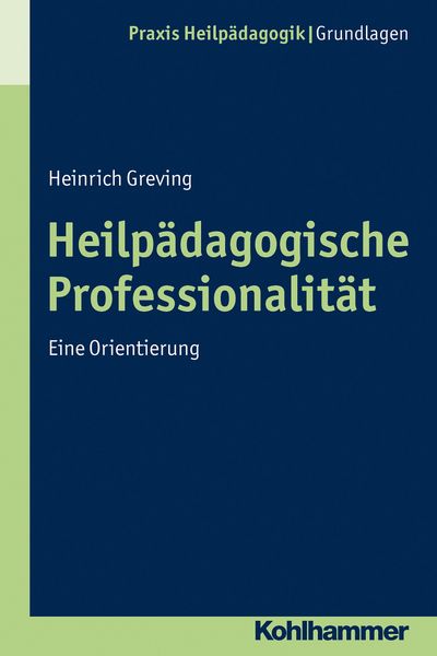 Produktbild: Heilp&auml;dagogische Professionalit&auml;t