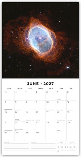 Produktbild: Space &ndash; Faszinierendes Weltall 2027 &ndash; 16-Monatskalender