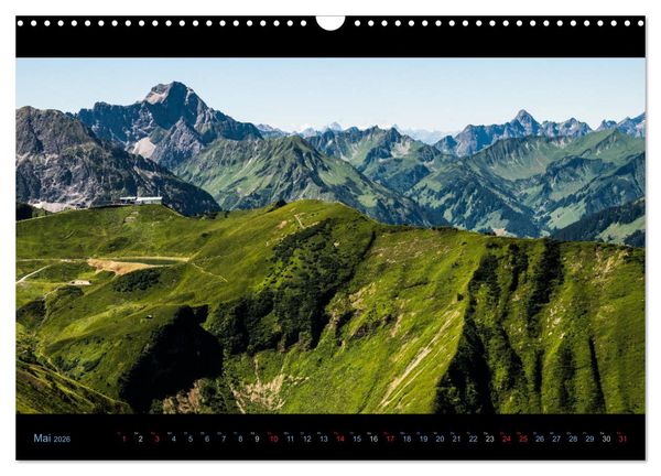 Produktbild: Region Oberstdorf - Kleinwalsertal und Nebelhorn (Wandkalender 2026 DIN A3 quer), CALVENDO Monatskalender