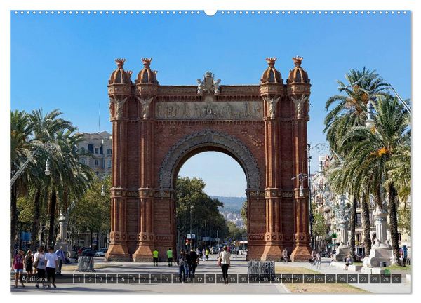 Produktbild: Barcelona - Von Gotik bis Modernisme (Wandkalender 2026 DIN A2 quer), CALVENDO Monatskalender