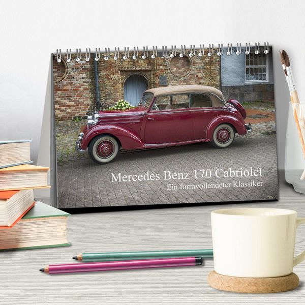 Produktbild: Mercedes Benz 170 Cabriolet (Tischkalender 2026 DIN A5 quer), CALVENDO Monatskalender