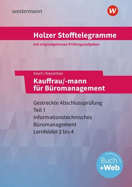 Produktbild: Holzer Stofftelegramme Baden-W&uuml;rttemberg &ndash; Kauffrau/-mann f&uuml;r B&uuml;romanagement