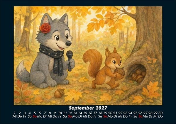 Produktbild: Rose entdeckt Tiere im Winter 2027 Fotokalender DIN A5