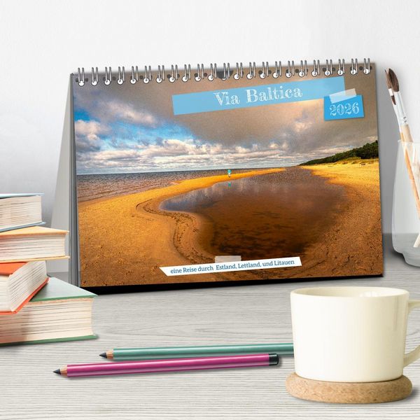 Produktbild: Via Baltica - eine Reise durch Estland, Lettland und Litauen (Tischkalender 2026 DIN A5 quer), CALVENDO Monatskalender