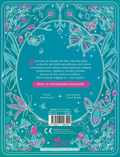 Produktbild: Le grimoire &agrave; colorier des f&eacute;es