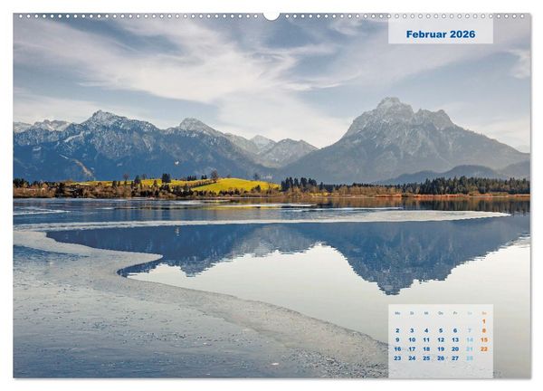 Produktbild: ALLG&Auml;U, im Wandel der Jahreszeiten. (Wandkalender 2026 DIN A2 quer), CALVENDO Monatskalender