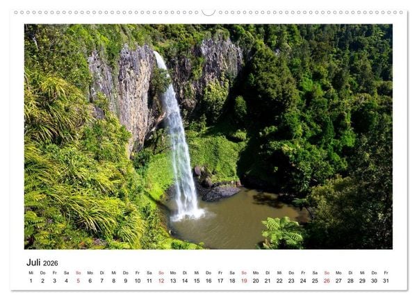 Produktbild: Neuseeland - ein Naturparadies (Wandkalender 2026 DIN A2 quer), CALVENDO Monatskalender