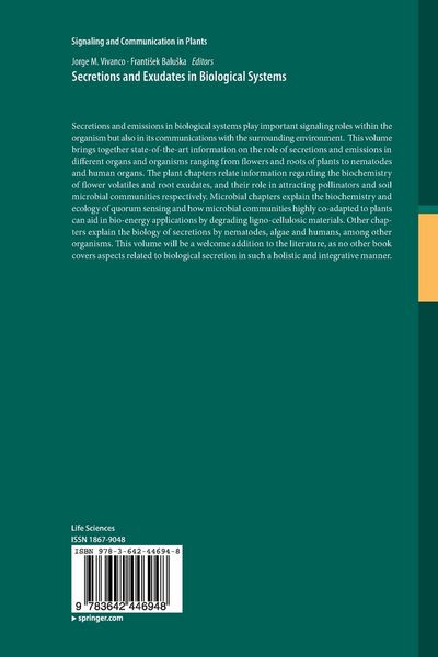Produktbild: Secretions and Exudates in Biological Systems