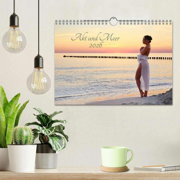 Produktbild: Akt und Meer (Wandkalender 2026 DIN A4 quer), CALVENDO Monatskalender