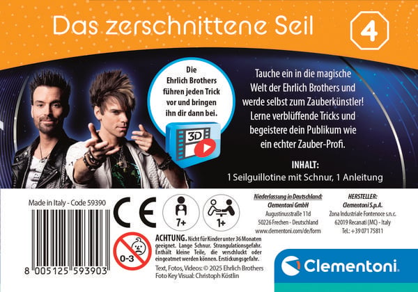 Produktbild: Zauberset Ehrlich Brothers Mini Magics Das zerschnittene Seil