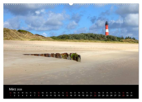 Produktbild: Sylt (Wandkalender 2026 DIN A2 quer), CALVENDO Monatskalender