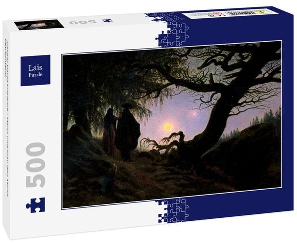 Lais Puzzle Caspar David Friedrich - Mann und Frau den Mond betrachtend 500 Teile