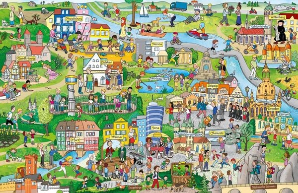 Produktbild: Deutschland Wimmelbuch