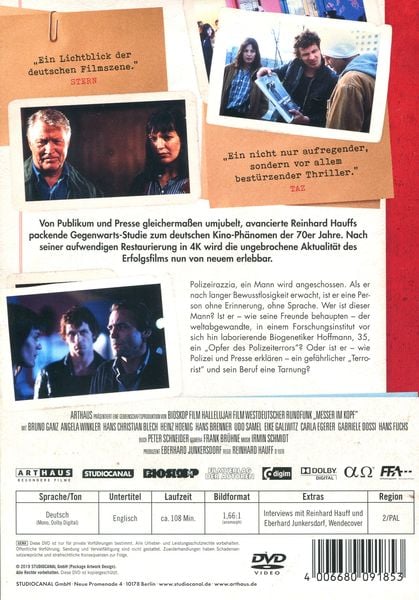 Produktbild: Messer im Kopf - Digital Remastered