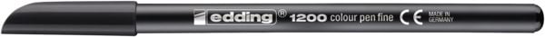 Produktbild: EDDING&reg; Fasermaler 1200, schwarz