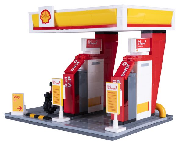 Produktbild: CaDA Shell Tankstelle Bricks