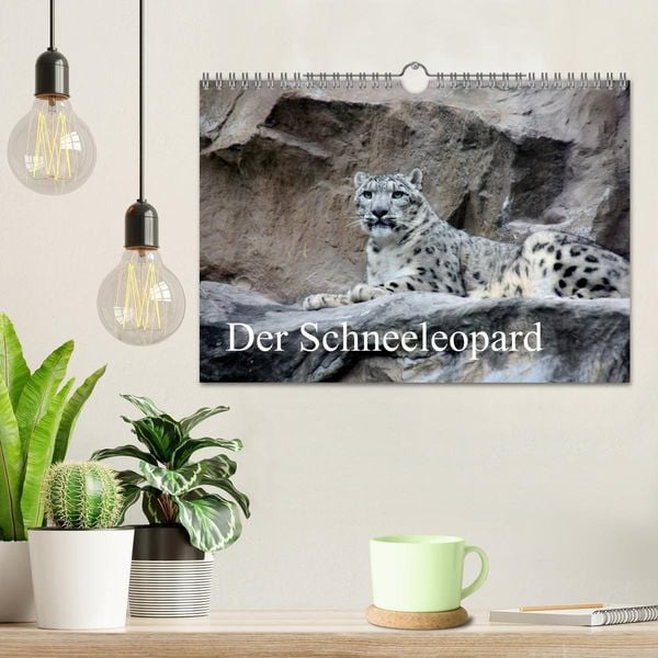 Produktbild: Der Schneeleopard (Wandkalender 2026 DIN A4 quer), CALVENDO Monatskalender