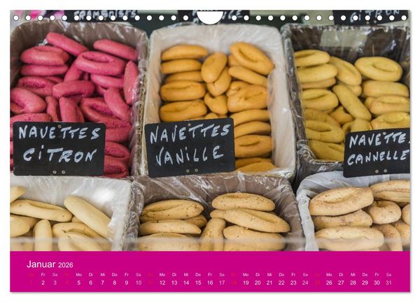 Produktbild: March&eacute; Provencal - M&auml;rkte der Provence (Wandkalender 2026 DIN A4 quer), CALVENDO Monatskalender
