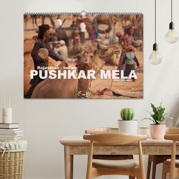 Produktbild: Rajasthan, Indien - Pushkar Mela (Wandkalender 2026 DIN A2 quer), CALVENDO Monatskalender