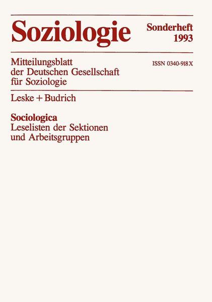 Produktbild: Sociologica