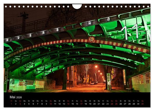 Produktbild: Ruhrlights II - Nachtlichter des Ruhrgebietes (Wandkalender 2026 DIN A4 quer), CALVENDO Monatskalender