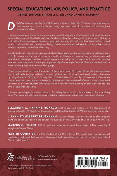 Produktbild: Disability, Intersectionality, and Belonging in Special Education