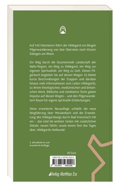 Produktbild: Pilgerbuch &ndash; Hildegard von Bingen Pilgerwanderweg