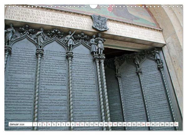 Produktbild: Die Lutherstadt Wittenberg (Wandkalender 2026 DIN A3 quer), CALVENDO Monatskalender