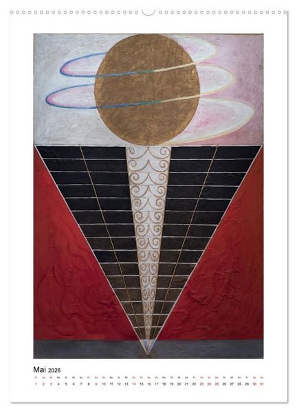 Produktbild: Hilma af Klint - Ein Jahr voller mystischer Kunst (hochwertiger Premium Wandkalender 2026 DIN A2 hoch), Kunstdruck in Hochglanz