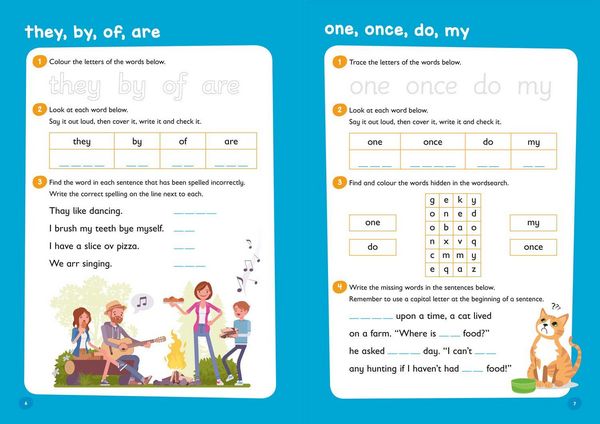 Produktbild: Common exception words Activity book Ages 5-7