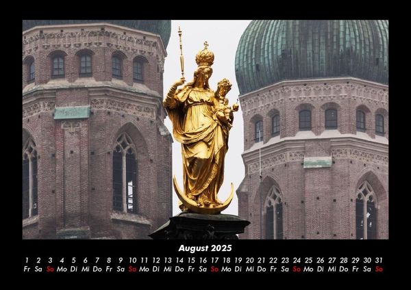 Produktbild: M&uuml;nchen 2025 Fotokalender DIN A3
