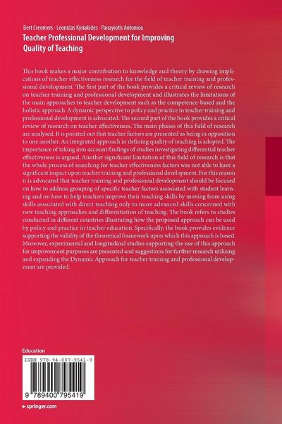 Produktbild: Teacher Professional Development for Improving Quality of Teaching