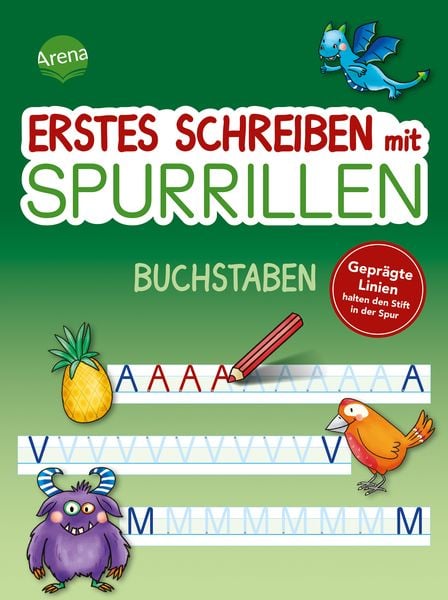 Produktbild: Erstes Schreiben mit Spurrillen. Buchstaben