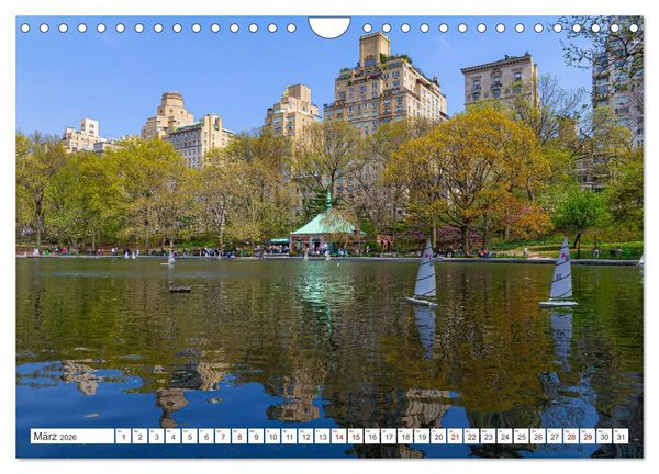 Produktbild: New York City Manhattan Perspektiven (Wandkalender 2026 DIN A4 quer), CALVENDO Monatskalender