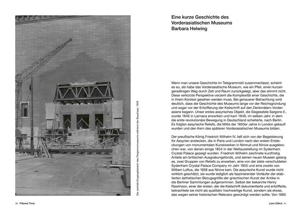 Produktbild: Liam Gillick &ndash; Filtered Time. Reflexionen &uuml;ber das Pergamonmuseum