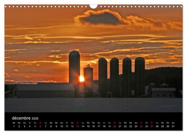 Produktbild: Regard sur les saisons du Qu&eacute;bec (Calendrier mural 2026 DIN A3 vertical), CALVENDO calendrier mensuel