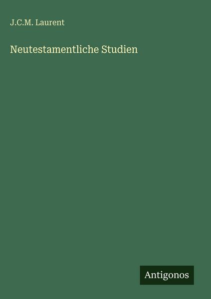 Produktbild: Neutestamentliche Studien