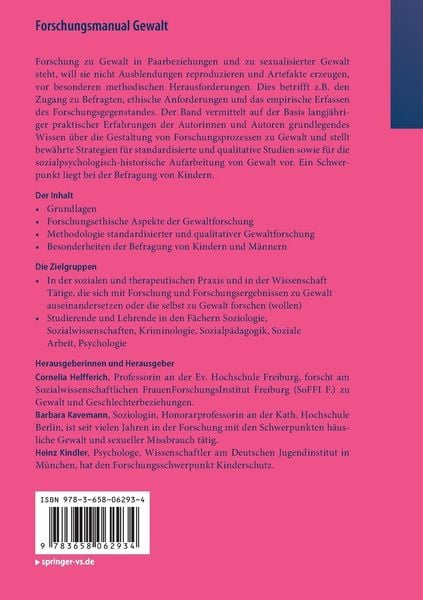 Produktbild: Forschungsmanual Gewalt