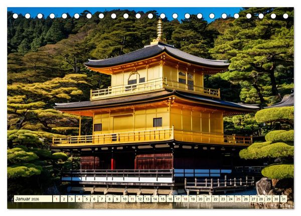 Produktbild: Typisch Japanisch (Tischkalender 2026 DIN A5 quer), CALVENDO Monatskalender