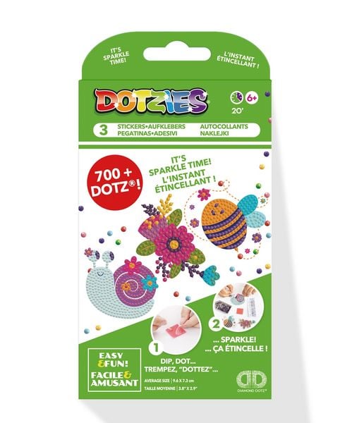 Produktbild: DOTZIES BY DIAMOND DOTZ - Diamond Painting Sticker Garten-Freunde