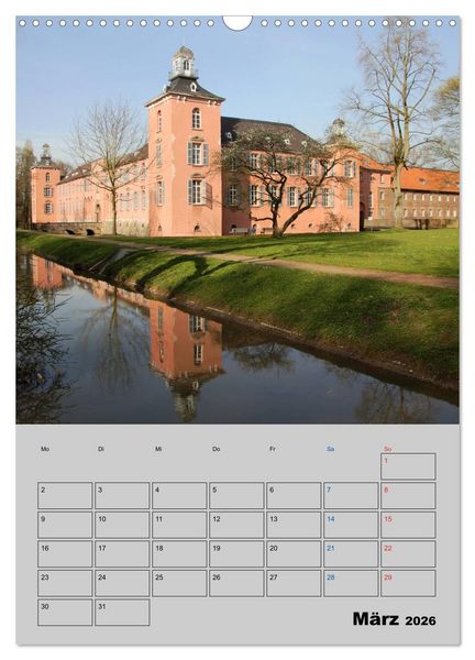 Produktbild: D&uuml;sseldorfer Burgen und Schl&ouml;sser (Wandkalender 2026 DIN A3 hoch), CALVENDO Monatskalender