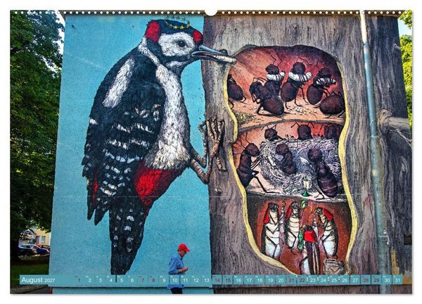 Produktbild: Streetart in M&uuml;nchen (hochwertiger Premium Wandkalender 2027 DIN A2 quer), Kunstdruck in Hochglanz