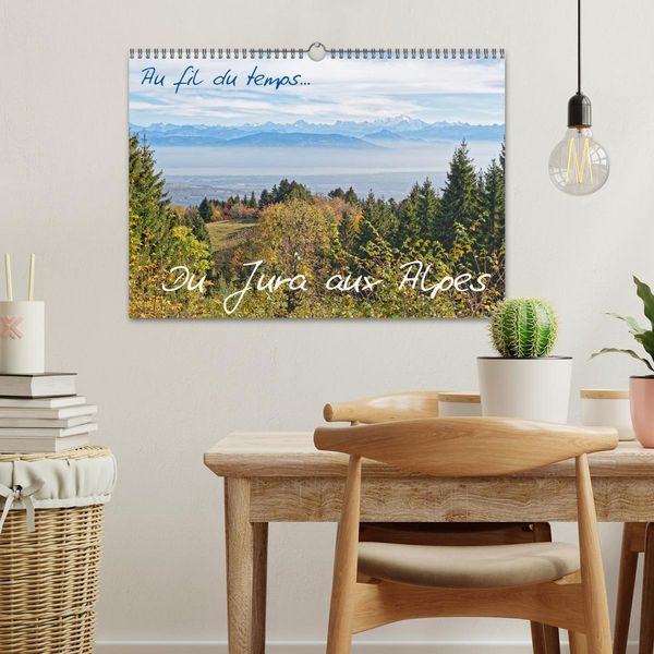 Produktbild: Au fil du temps... Du Jura aux Alpes (Calendrier mural 2026 DIN A3 vertical), CALVENDO calendrier mensuel