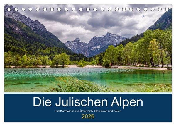 Produktbild: Die Julischen Alpen (Tischkalender 2026 DIN A5 quer), CALVENDO Monatskalender