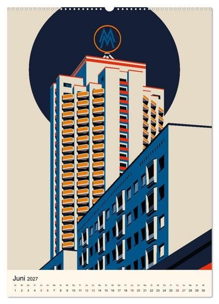 Produktbild: LEIPZIG URBAN (Wandkalender 2027 DIN A2 hoch), CALVENDO Monatskalender