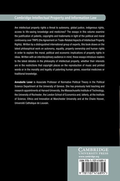Produktbild: New Frontiers in the Philosophy of Intellectual Property