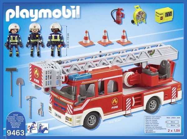 Produktbild: PLAYMOBIL® 9463 City Action Feuerwehr-Leiterfahrzeug