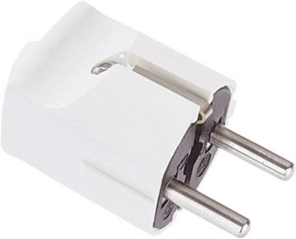 Bachmann 910.470 Schutzkontaktstecker Kunststoff 250V Braun IP20
