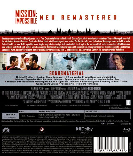 Produktbild: Mission: Impossible - Remastered