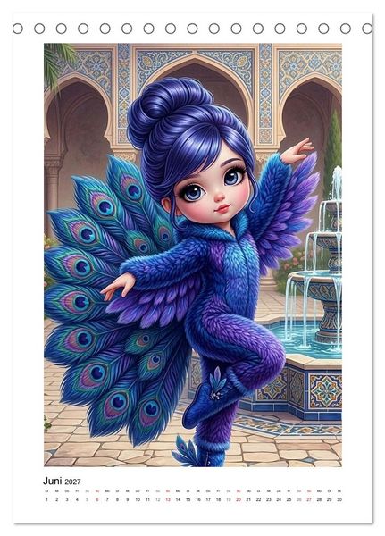 Produktbild: Fabulous Dolls - Tierisch Kuschellig (Tischkalender 2027 DIN A5 hoch), CALVENDO Monatskalender